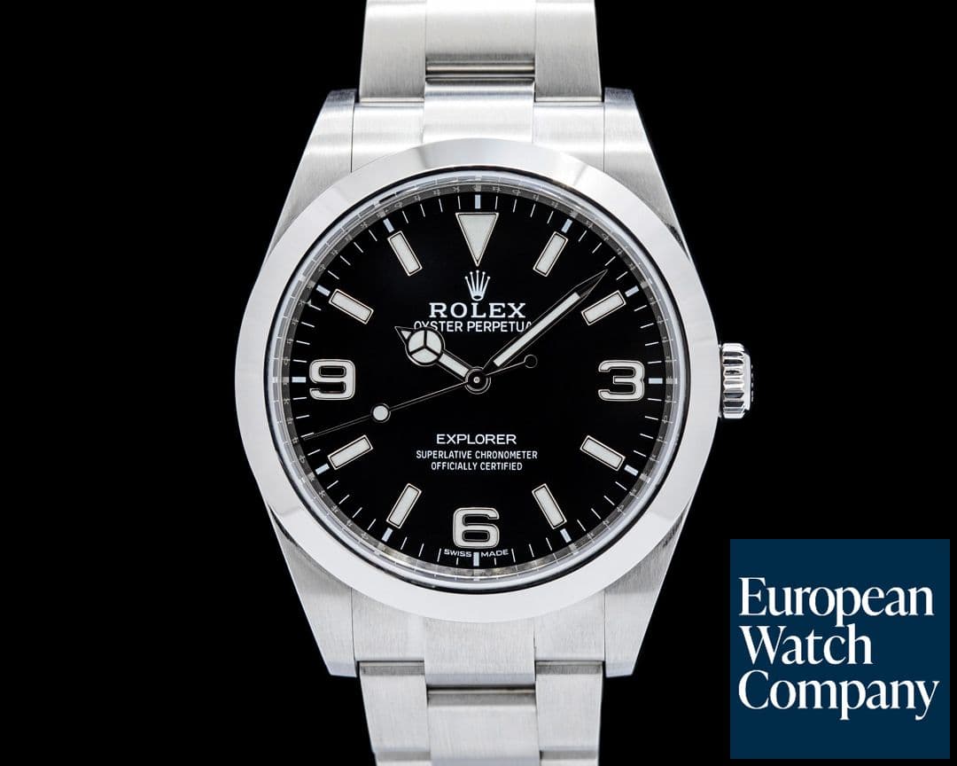 Image of Rolex 214270 Explorer I SS Black Dial
