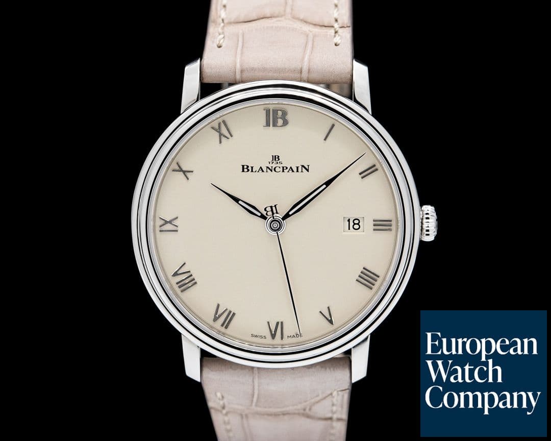 Image of Blancpain 6224N Villeret Ultraplate SS Silver Dial
