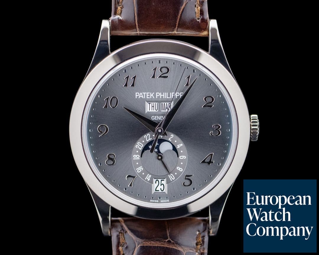 Image of Patek Philippe 5396G Complications Annual Calendar 18K WG Gray Arabic Dial