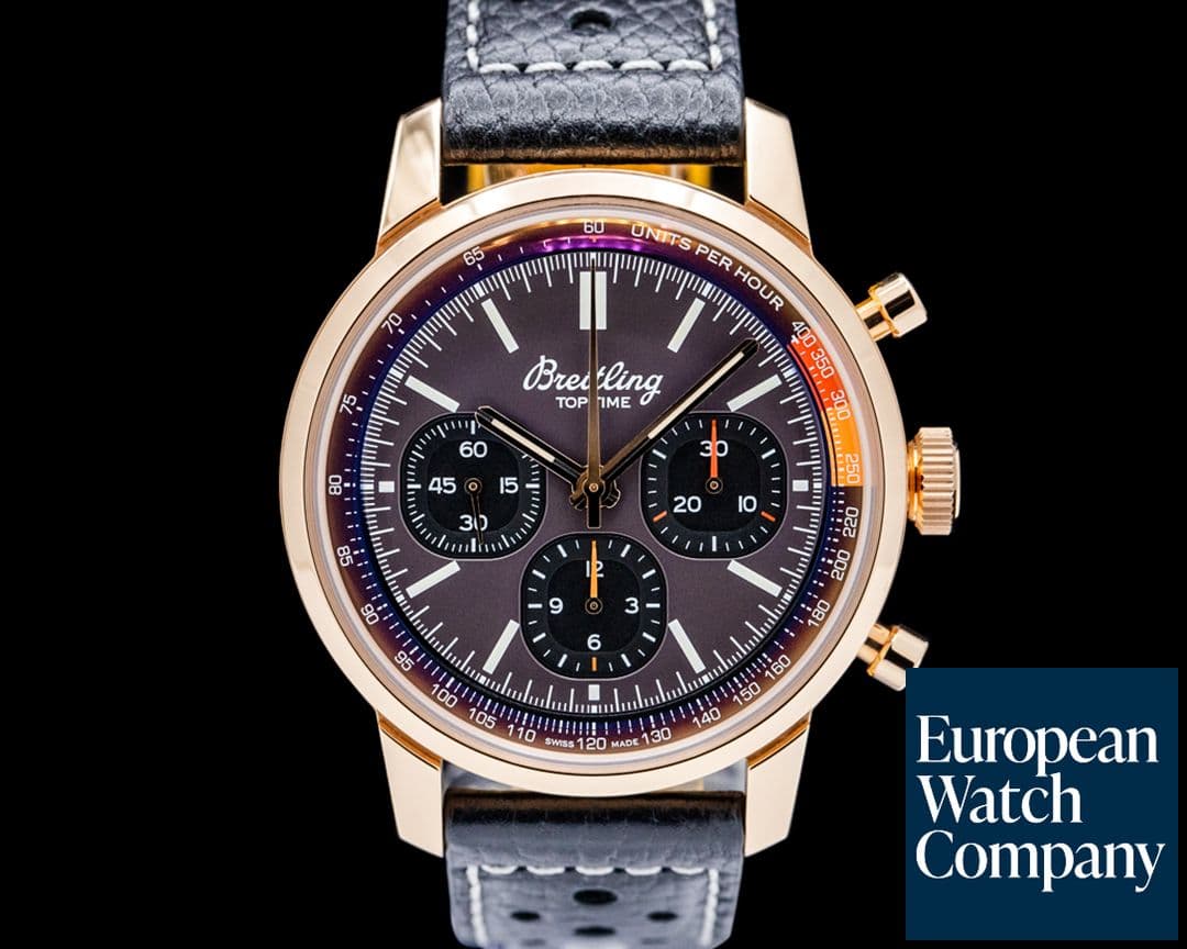 Image of Breitling Top Time B01 18K Rose Gold Brown Dial