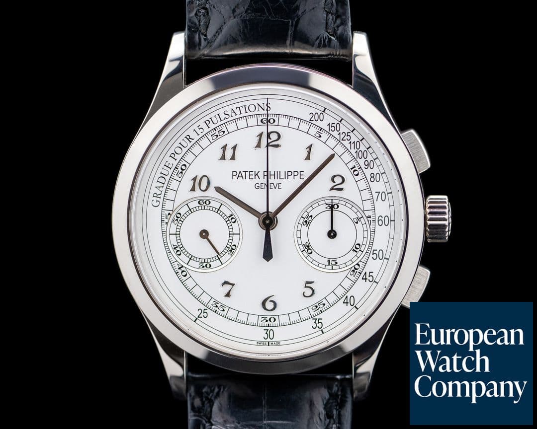 Image of Patek Philippe 5170G Chronograph 18K White Gold Silver Dial