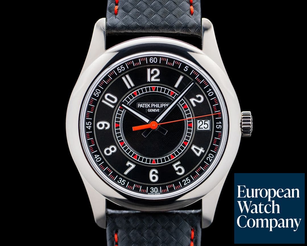 Image of Patek Philippe 6007G Calatrava 18K White Gold Black Carbon Dial 2026