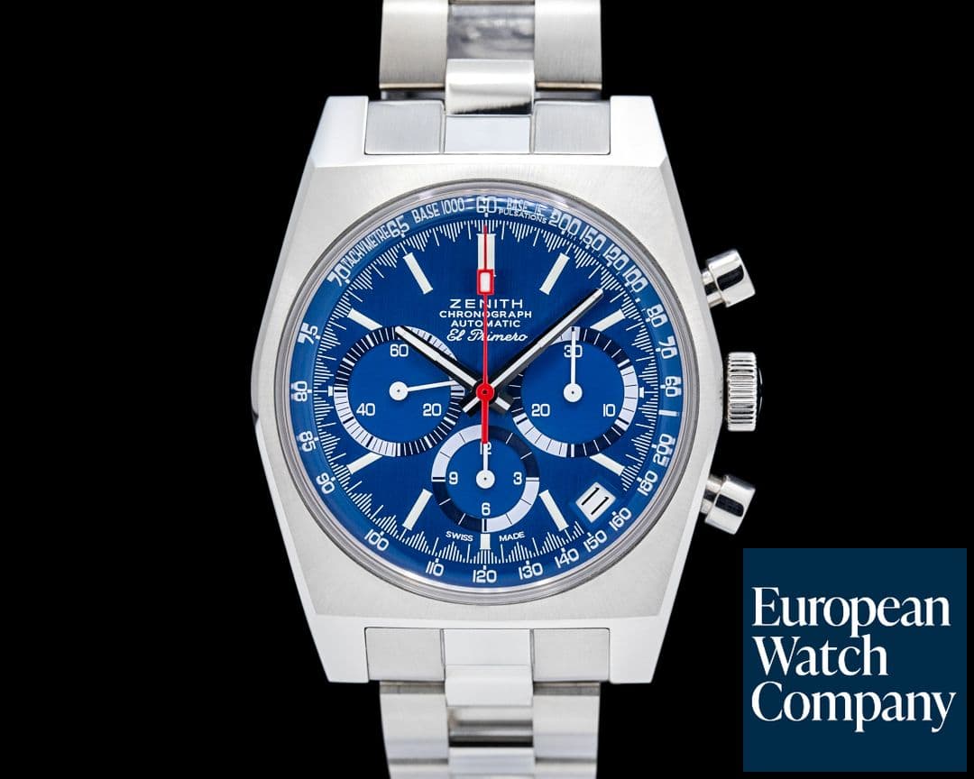Image of Zenith Chronomaster Revival El Primero Cover Girl Titanium Blue Dial LIMITED