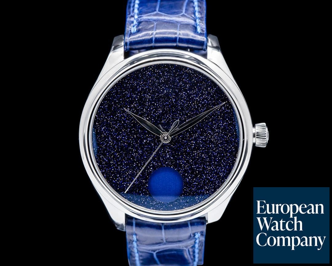 Image of H. Moser & Cie. Endeavour Perpetual Moon Concept SS Aventurine Dial LIMITED