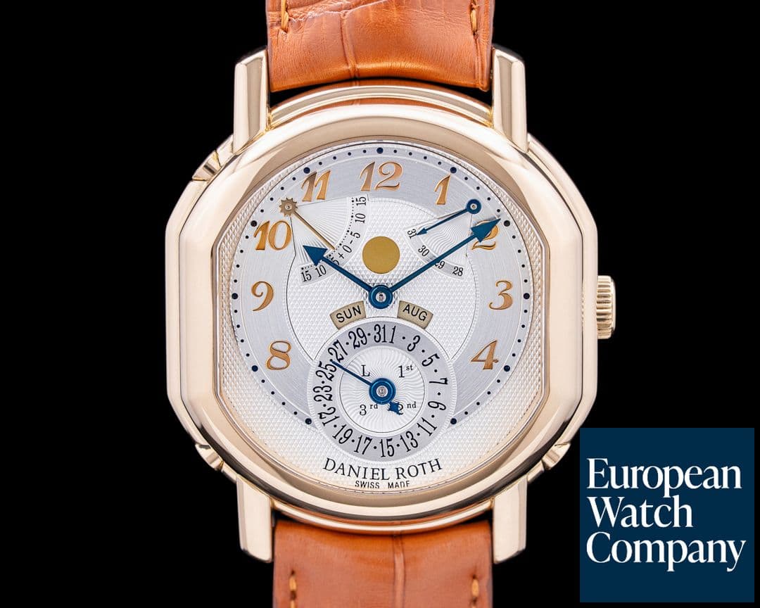 Image of Daniel Roth Masters Perpetual Calendar Time Equation 18K Yellow Gold Silver Dial