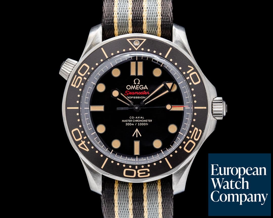 Image of Omega Seamaster Diver 300M 007 Edition Titanium Brown Dial