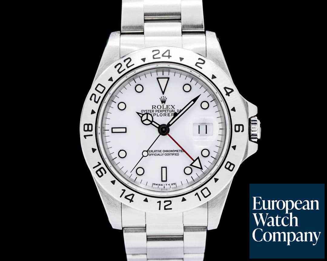 Image of Rolex 16570 Explorer II Polar SS White "Chicchi Di Mais" Dial Circa. 1991
