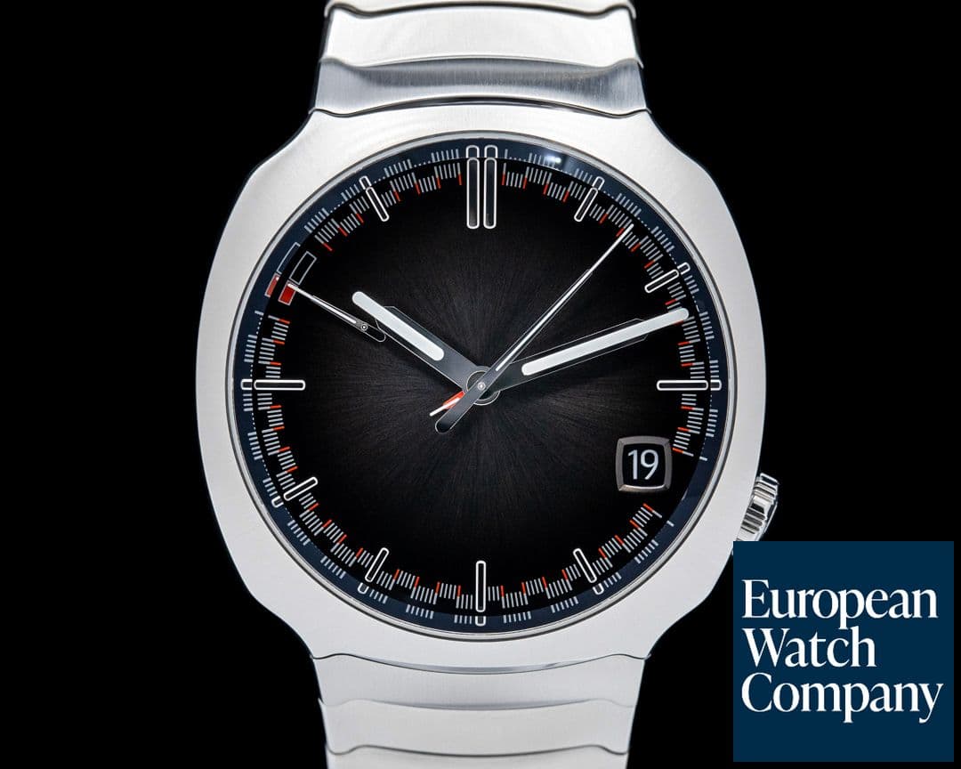 Image of H. Moser & Cie. 6812-1200 Streamliner Perpetual Calendar SS Gray Dial 2026