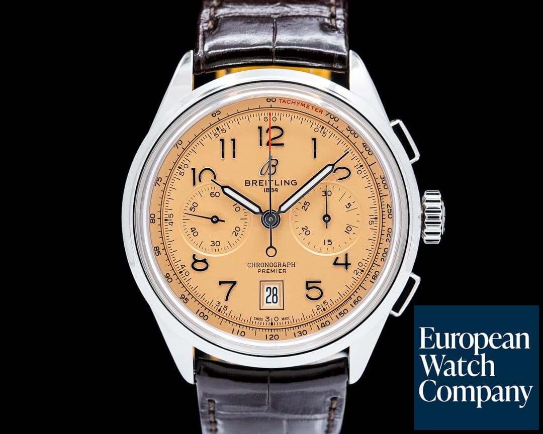 Image of Breitling Premier B01 Chronograph SS Salmon Dial 2026
