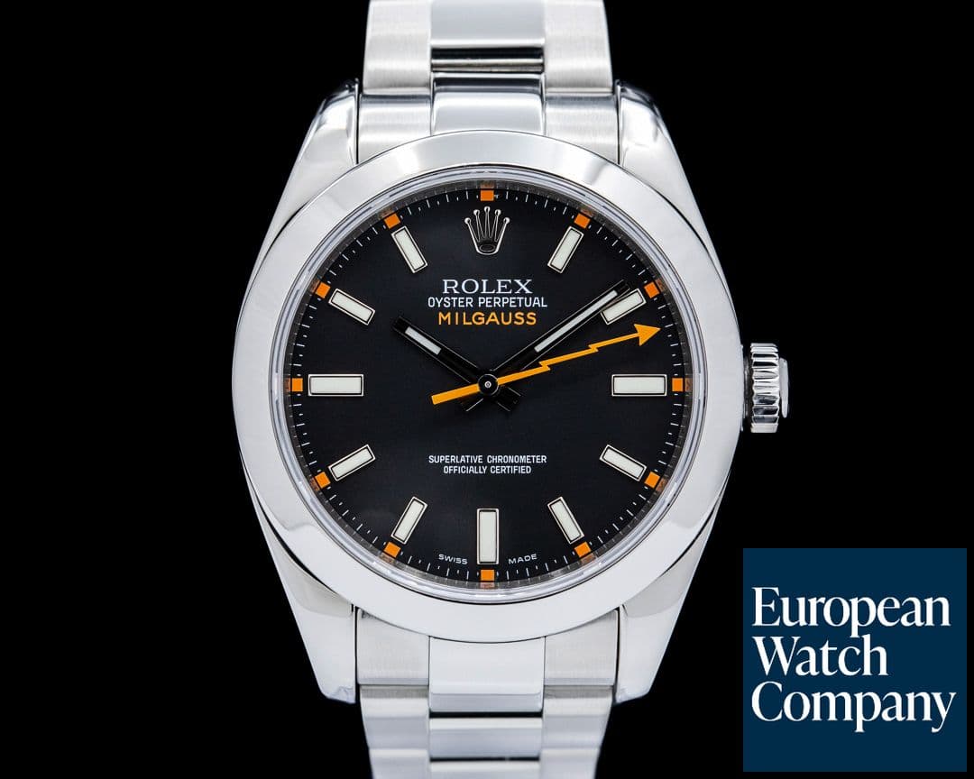 Image of Rolex 116400 Milgauss SS Black Dial Circa. 2008
