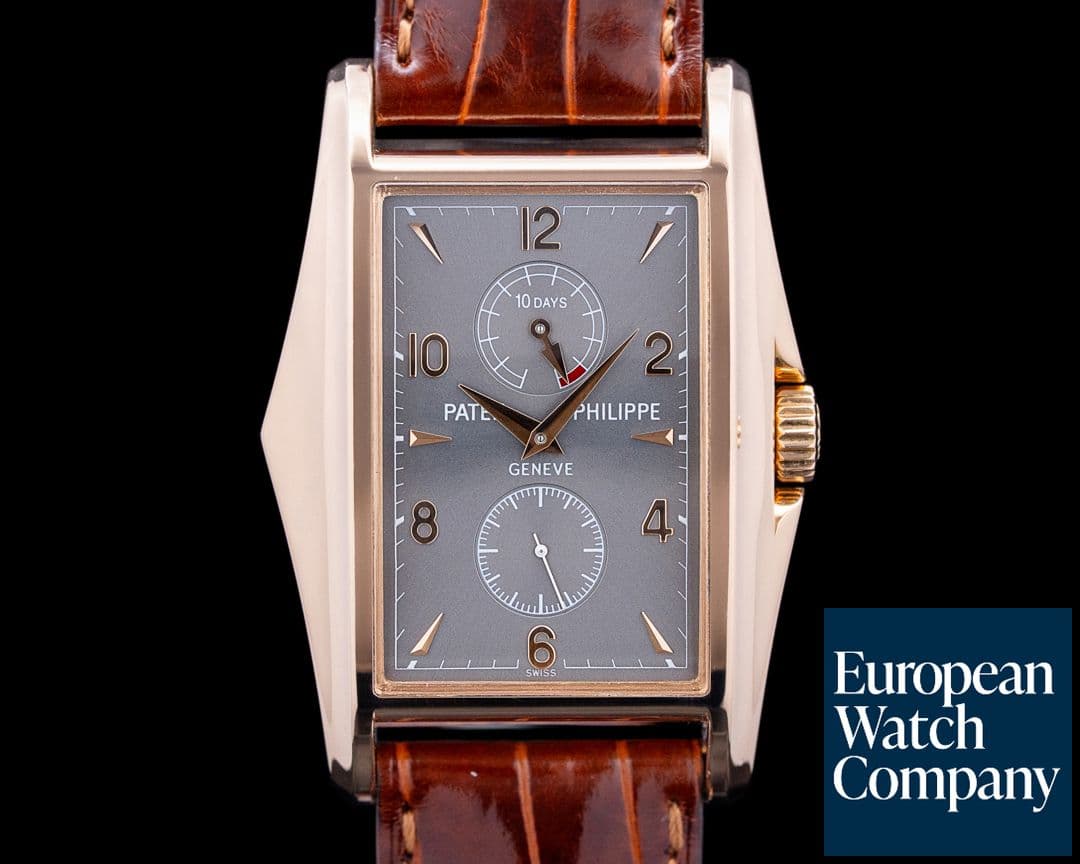 Image of Patek Philippe 5100R Gondolo 10 Day 18K Rose Gold Gray Dial