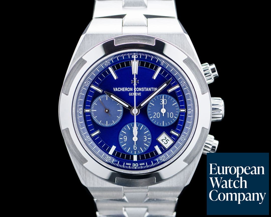 Image of Vacheron Constantin 5520V Overseas Chronograph SS Blue Dial 2025