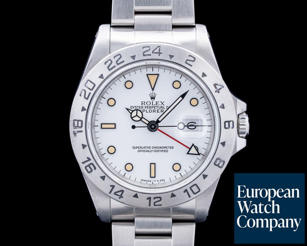 Image of Rolex 16570 Explorer II Polar SS White "Chicchi Di Mais" Dial Circa. 1991