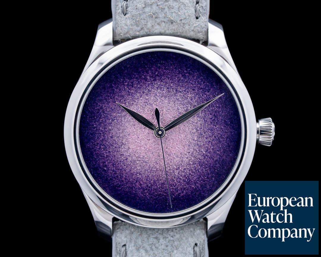 Image of H. Moser & Cie. Endeavour Centre Seconds Concept Enamel SS Purple Dial 2026