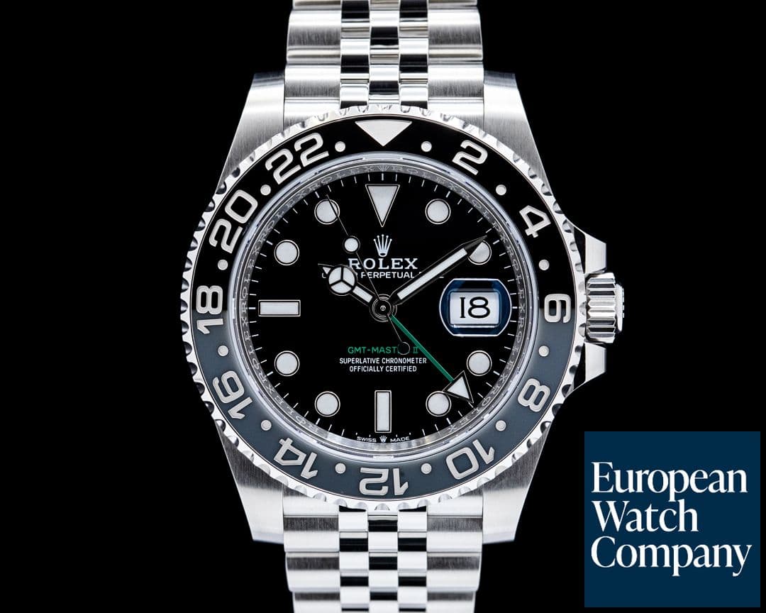 Image of Rolex 126710GRNR GMT Master II "Bruce Wayne" Jubilee SS Black Dial 2026