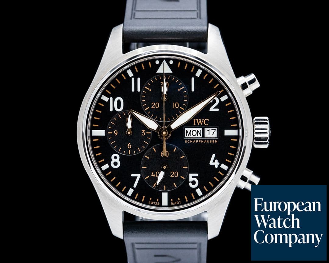 Image of IWC IW388116 Pilot's Watch "APXGP" Chronograph SS Black Dial 2026