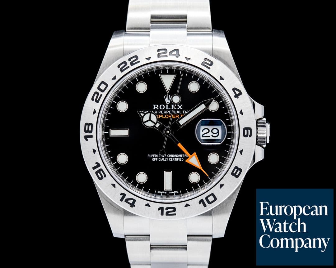 Image of Rolex 216570 Explorer II SS Black Dial
