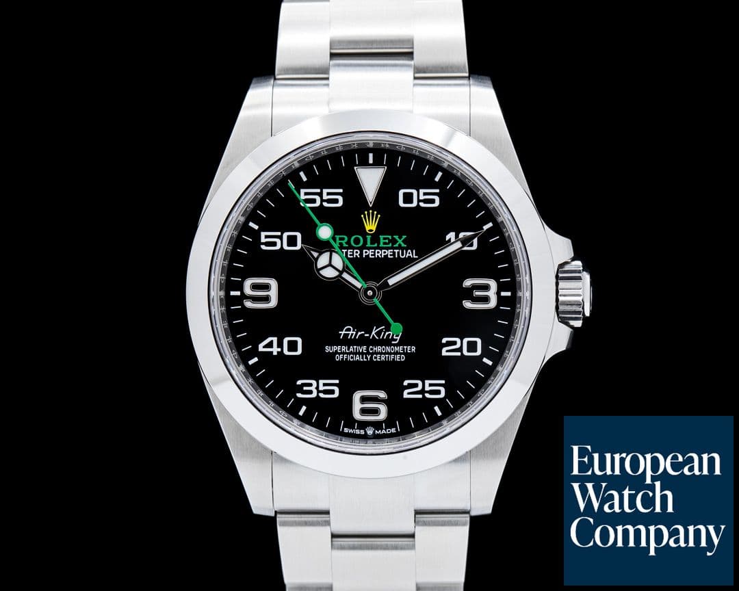 Image of Rolex 126900 Air-King SS Black Dial