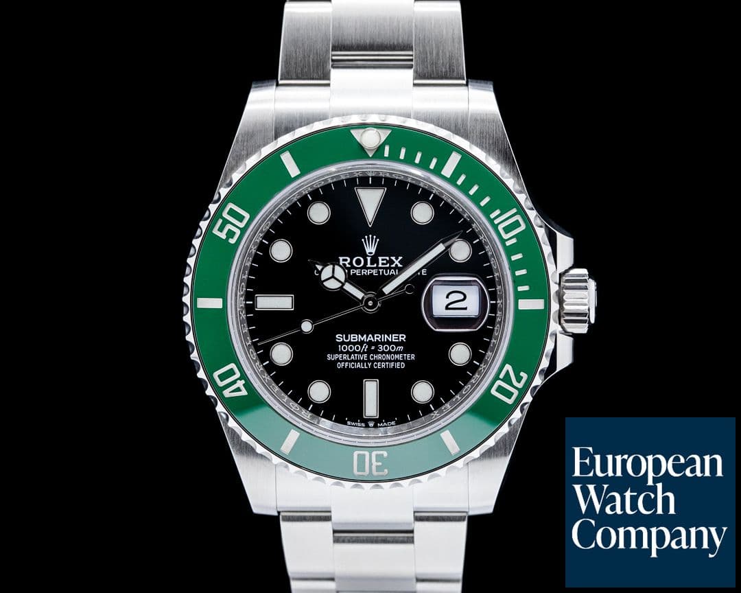 Image of Rolex 126610LV Submariner Date "Starbucks" SS Black Dial