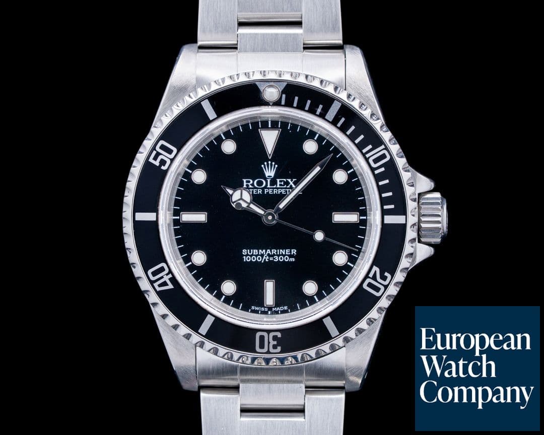 Image of Rolex 14060 Submariner No Date SS Black Dial