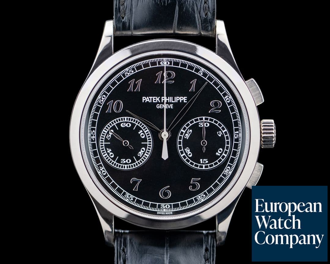 Image of Patek Philippe 5170G Manual Wind Chronograph 18K White Gold Black Dial