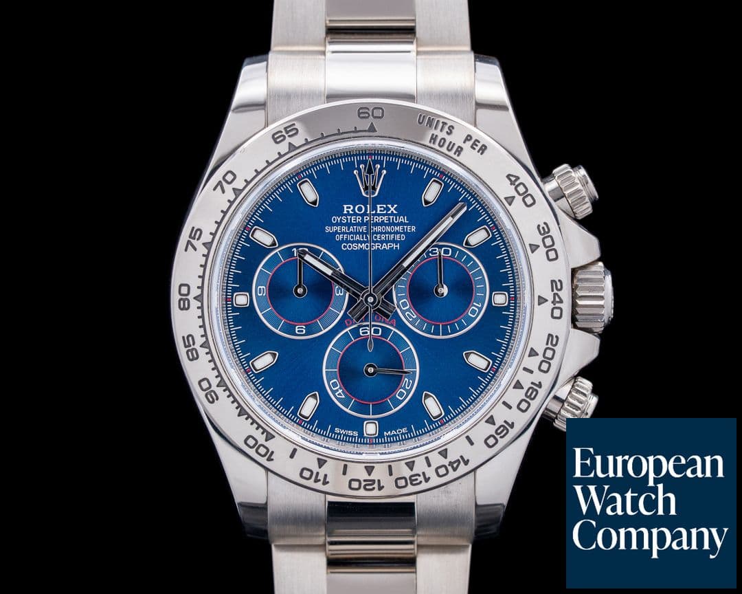 Image of Rolex 116509 Daytona 18K White Gold Blue Dial