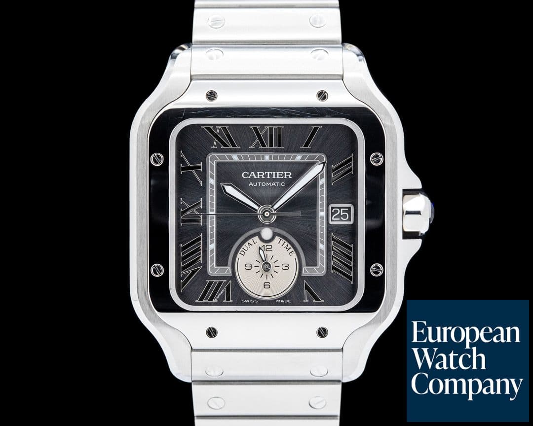 Image of Cartier Santos De Cartier Dual Time SS Gray Dial 2026