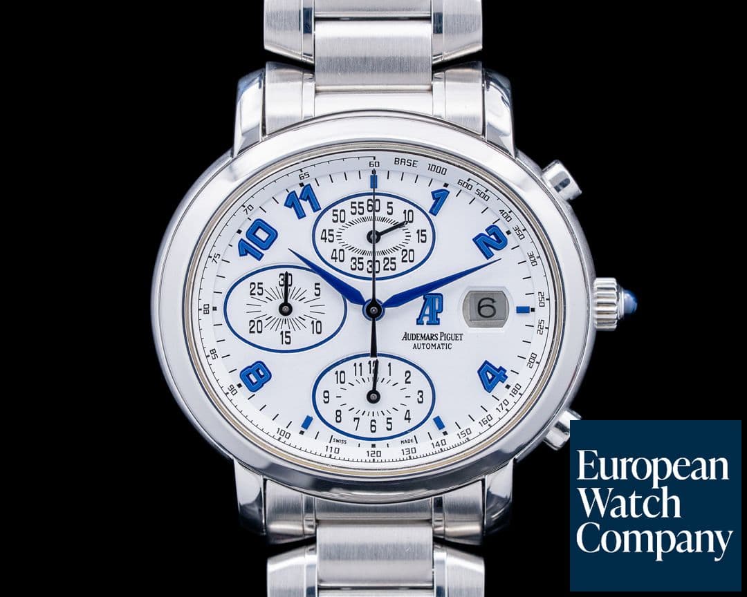 Image of Audemars Piguet 25897ST Millenary Chronograph SS White Dial