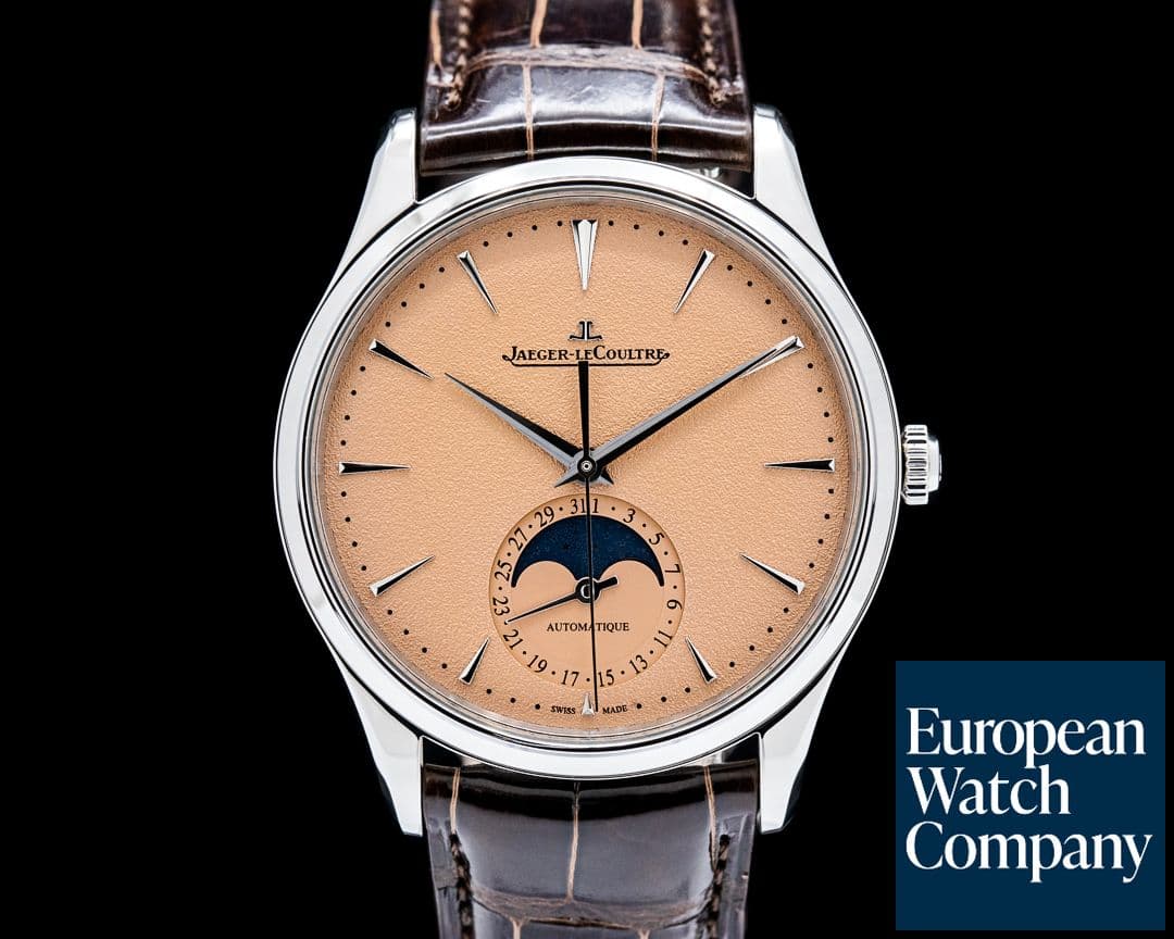 Image of Jaeger-LeCoultre Q1368460 Master Ultra Thin Date SS Salmon Dial LIMITED