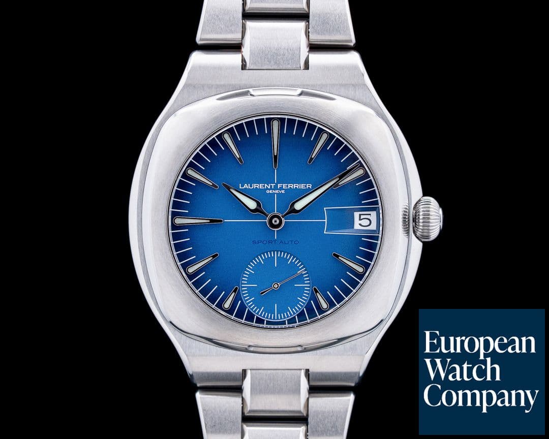Image of Laurent Ferrier LCF040 Sport Auto Titanium Blue Dial 2025