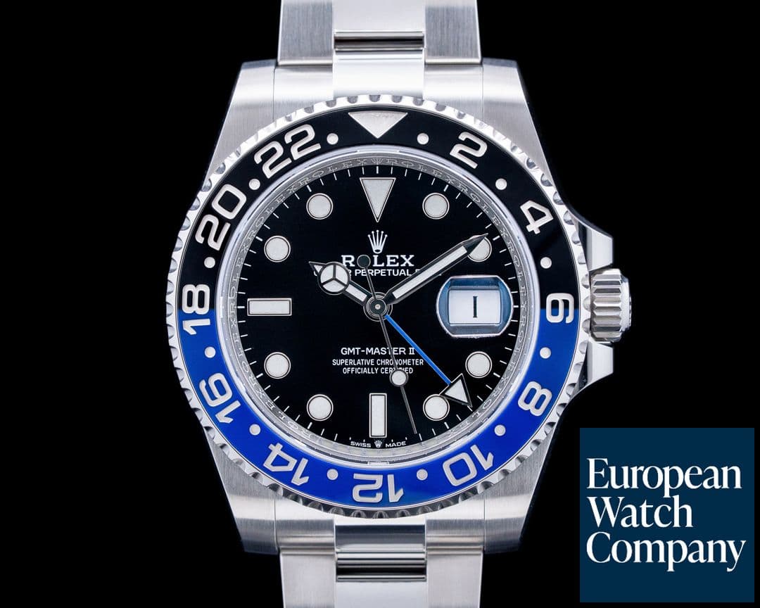 Image of Rolex 126710BLNR GMT-Master II "Batman" SS Black Dial