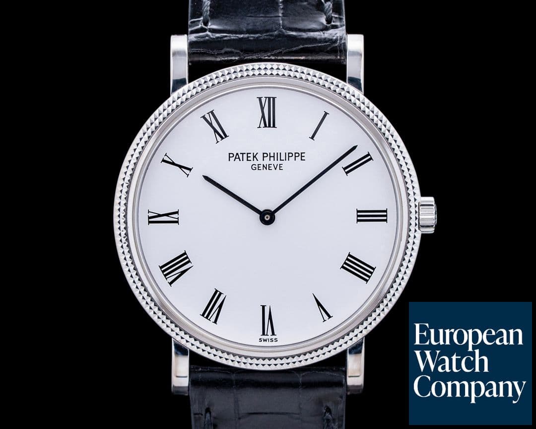 Image of Patek Philippe 5120G Calatrava Automatic 18K White Gold White Dial