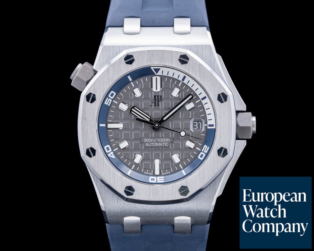 Image of Audemars Piguet 15720ST Royal Oak Offshore Diver SS Gray Dial