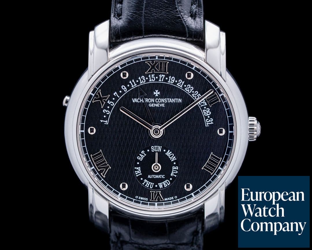 Image of Vacheron Constantin 47245 Patrimony 31-Day Retrograde Platinum Black Dial
