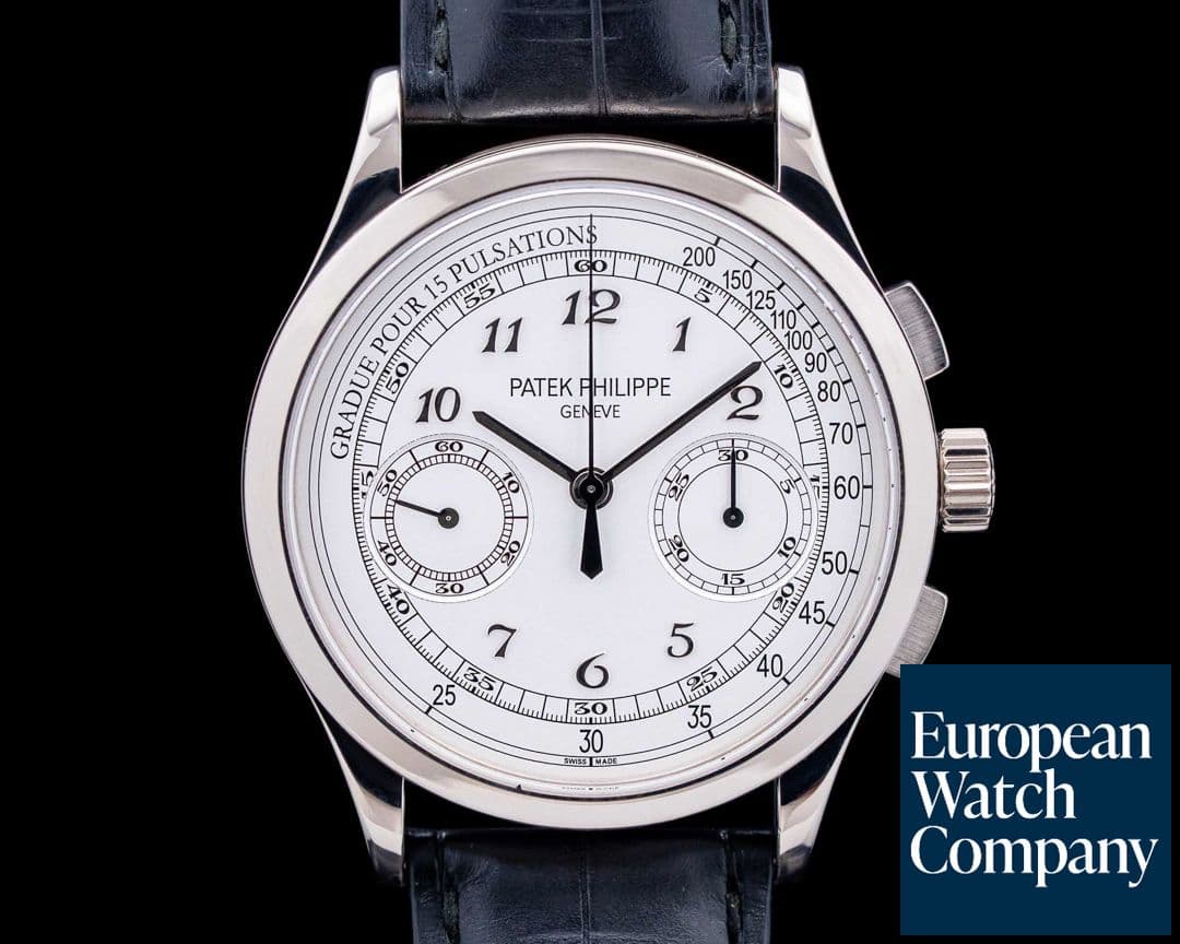 Image of Patek Philippe 5170G Chronograph 18K White Gold Silver Dial