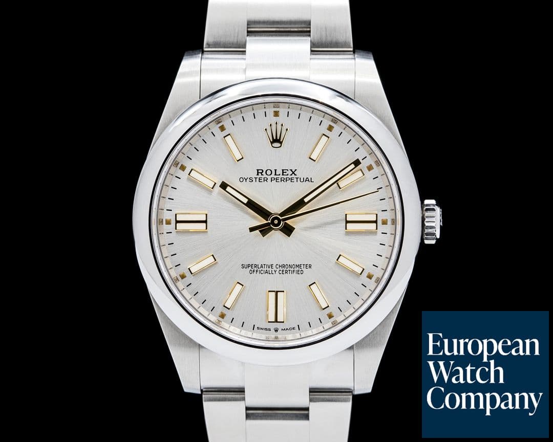 Image of Rolex 124300 Oyster Perpetual SS Silver Dial