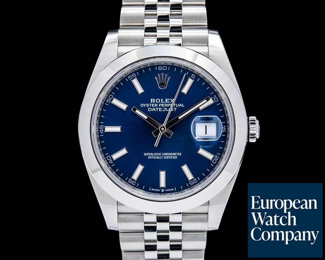 Image of Rolex 126300 Datejust 41 SS Blue Dial 2026