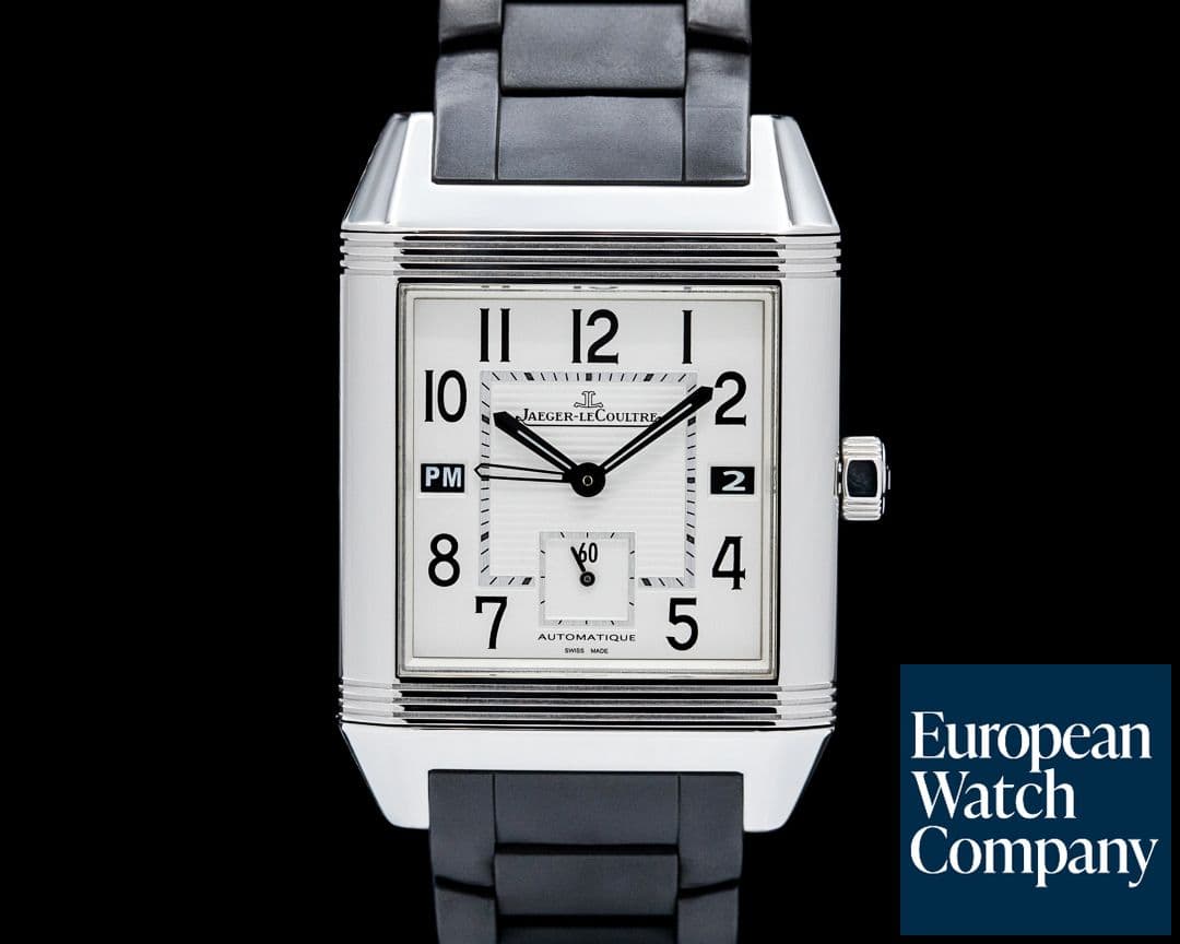 Image of Jaeger-LeCoultre Q7008420 Reverso Squadra Hometime SS Silver Dial