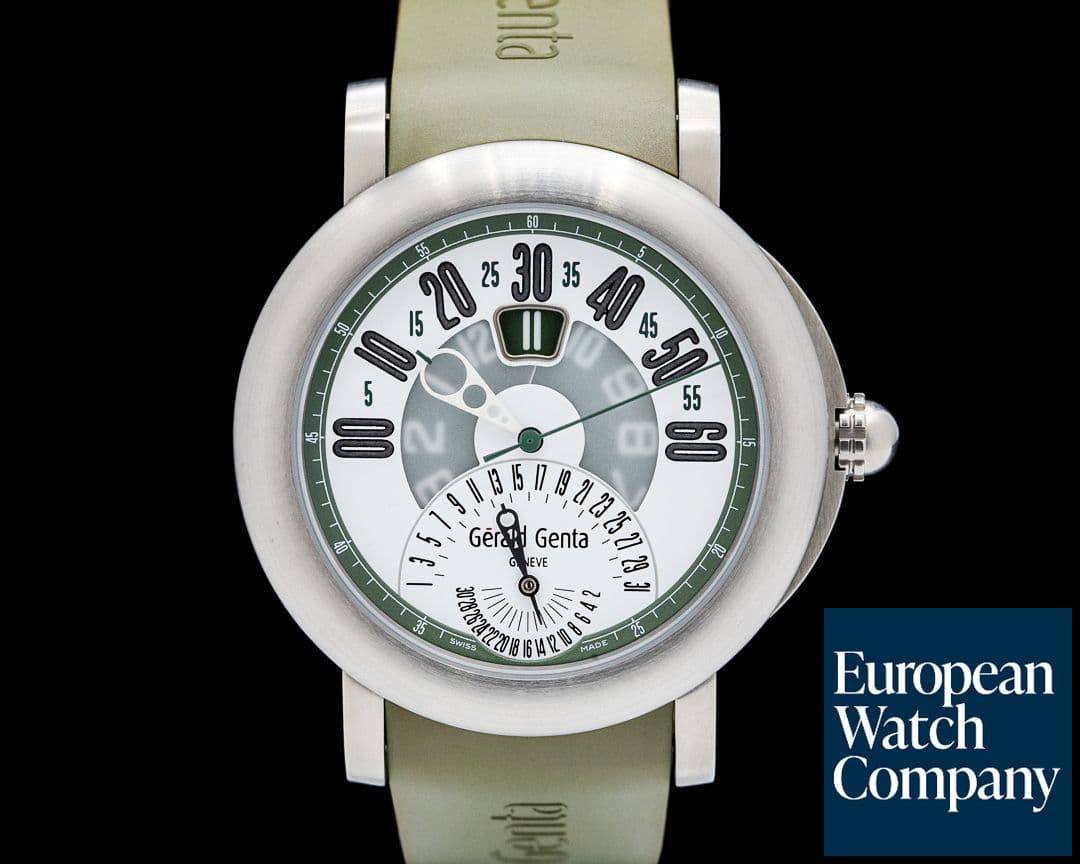 Image of Gérald Genta Arena Bi Retro Sport Titanium White Dial
