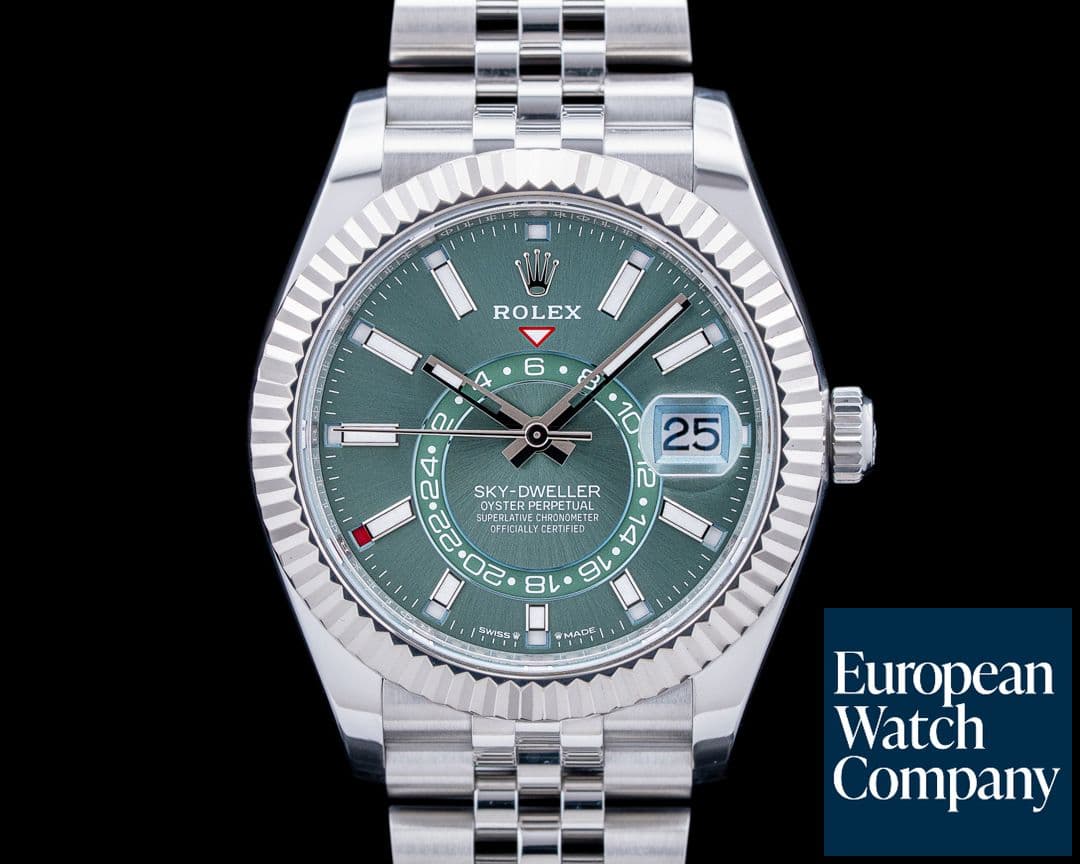Image of Rolex 336934 Sky-Dweller Jubilee SS Green Dial 2026