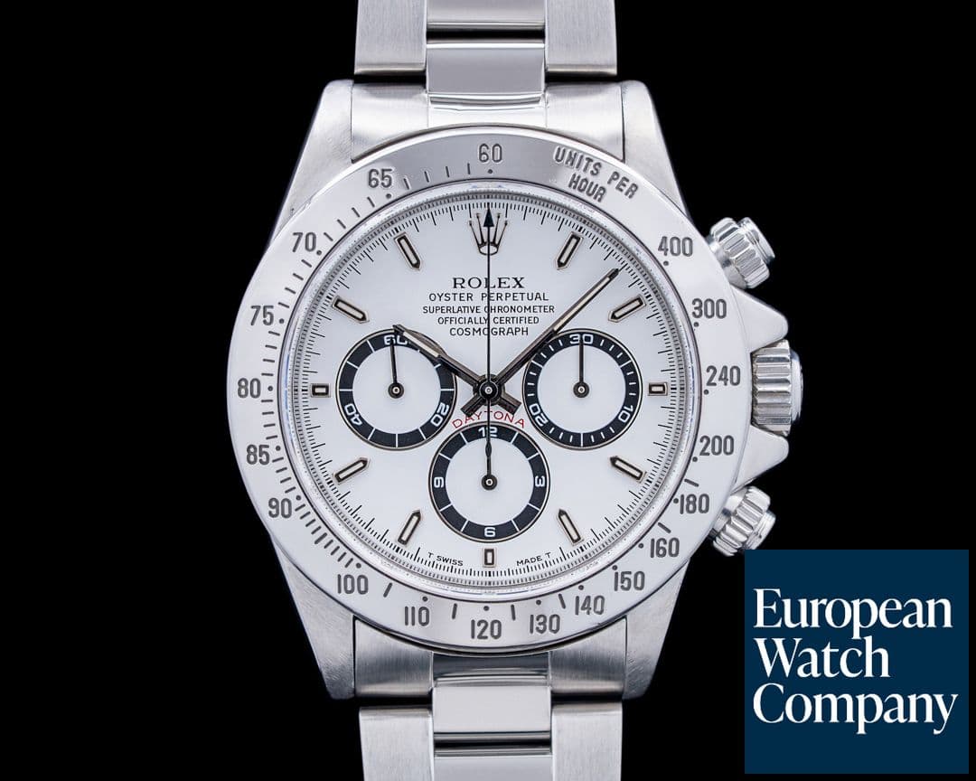 Image of Rolex 16520 Daytona Zenith SS White Dial Circa. 1995