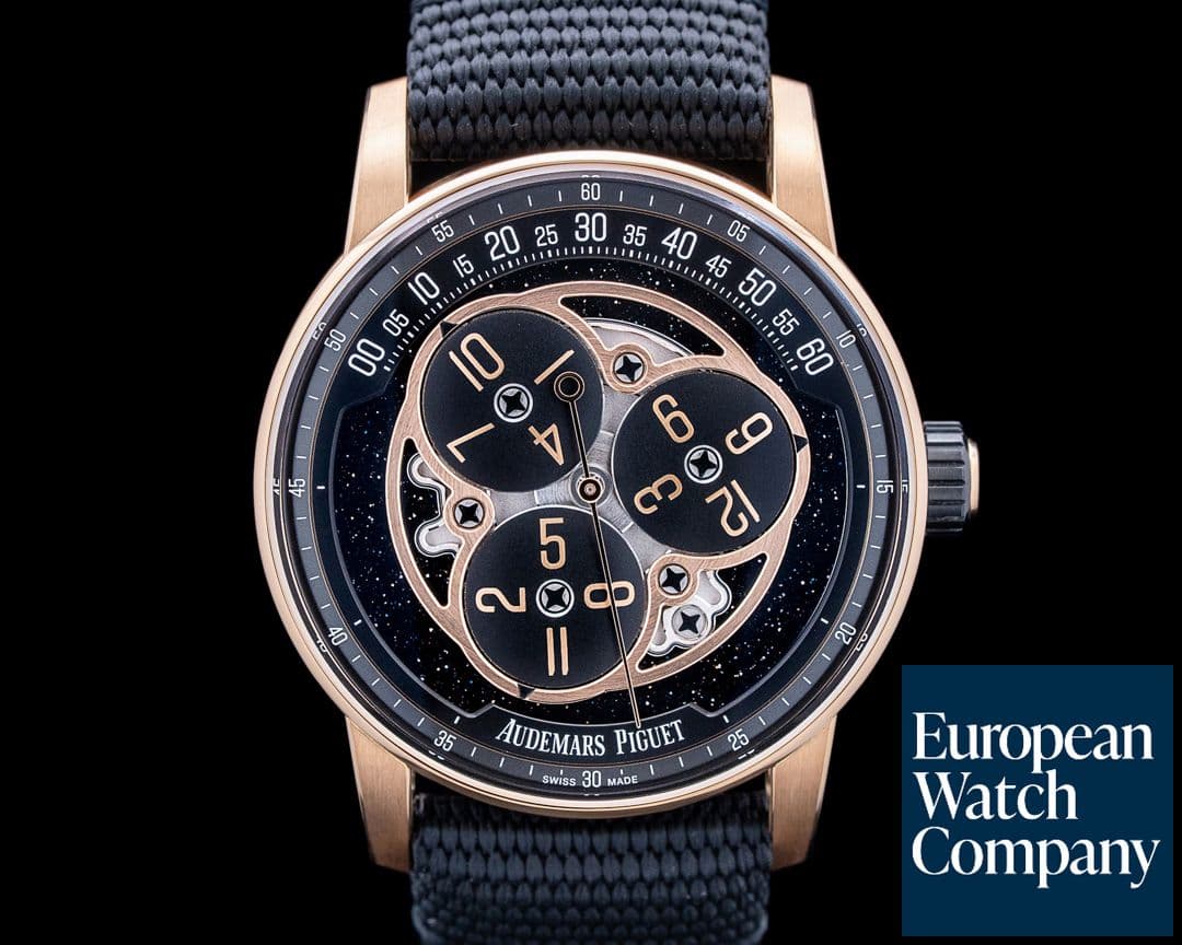 Image of Audemars Piguet 15212NR Code 11.59 Starwheel Ceramic / 18K Rose Gold Black Dial