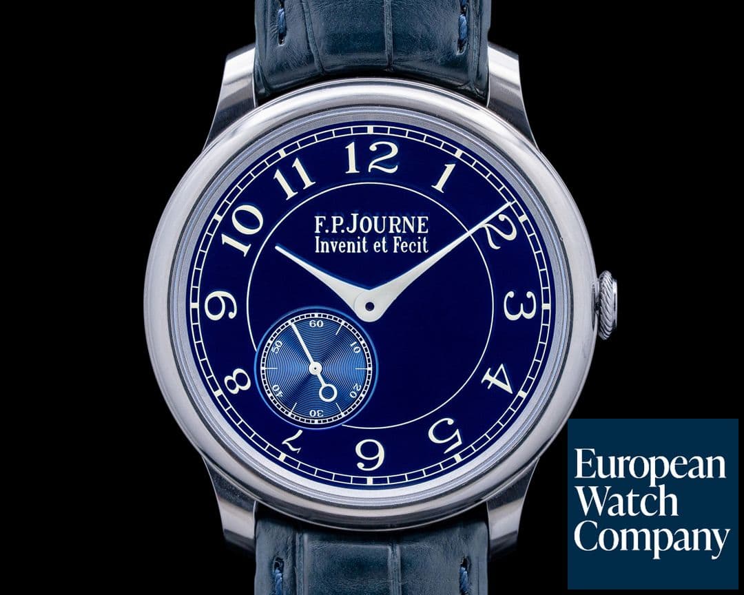 Image of F.P. Journe Chronometre Bleu Tantalum Blue Dial