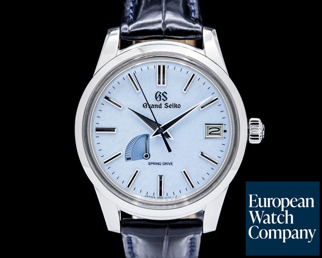 Image of Grand Seiko SBGA407G Skyflake Elegance Collection SS Blue Dial