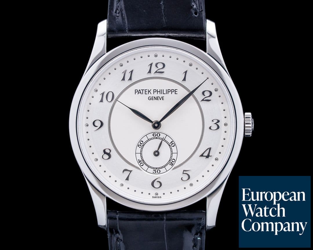 Image of Patek Philippe 5196P Calatrava Platinum Silver Dial