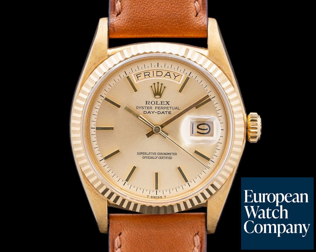 Image of Rolex 1803 Day-Date 18K Yellow Gold Champagne Dial Circa. 1969