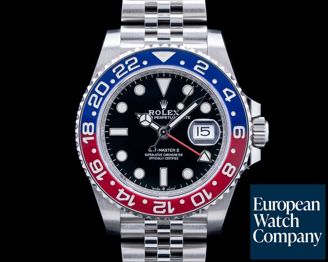 Image of Rolex 126710BLRO GMT-Master II "Pepsi" SS Black Dial