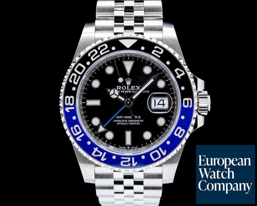 Image of Rolex 126710BLNR GMT-Master II Jubilee "Batgirl" SS Black Dial
