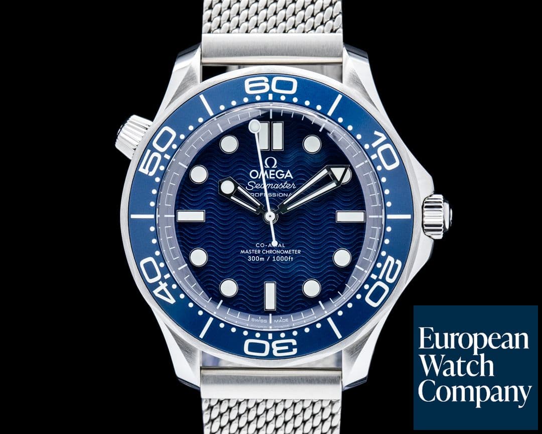 Image of Omega Seamaster 300M Master "James Bond 60th Anniversary" SS Blue Dial
