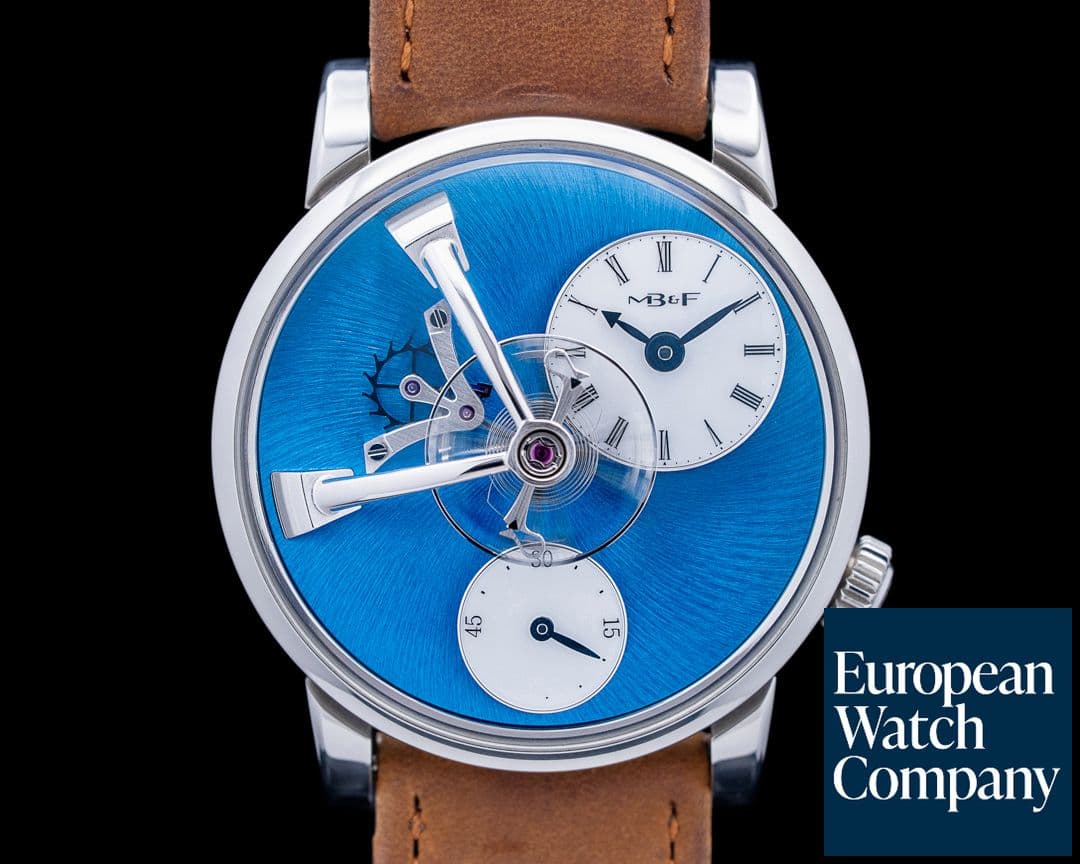 Image of MB&F 51.S1L.W Legacy Machine 101 SS Blue Dial